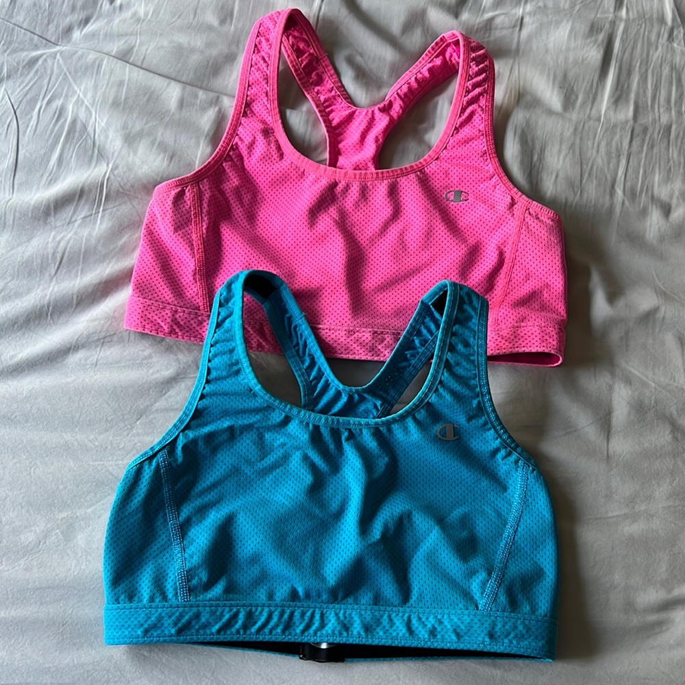 CHAMPION SPORTSBRA’S 2 FOR THE PRICE OF 1!!!! REVERS-ABLE AND SECURE!!